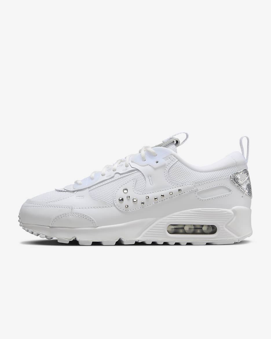 Nike air max 90 mujer plata on sale